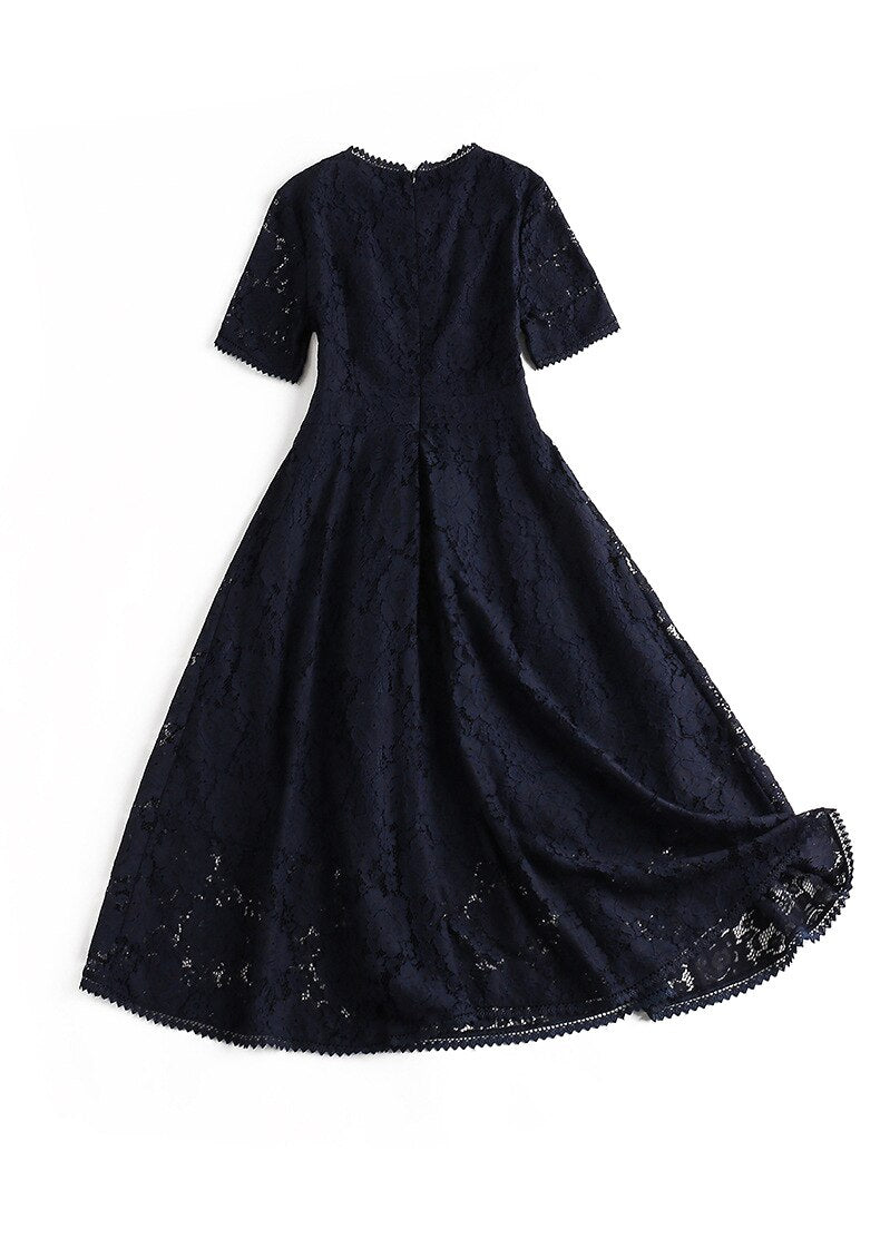 spring and summer new women black dress.
