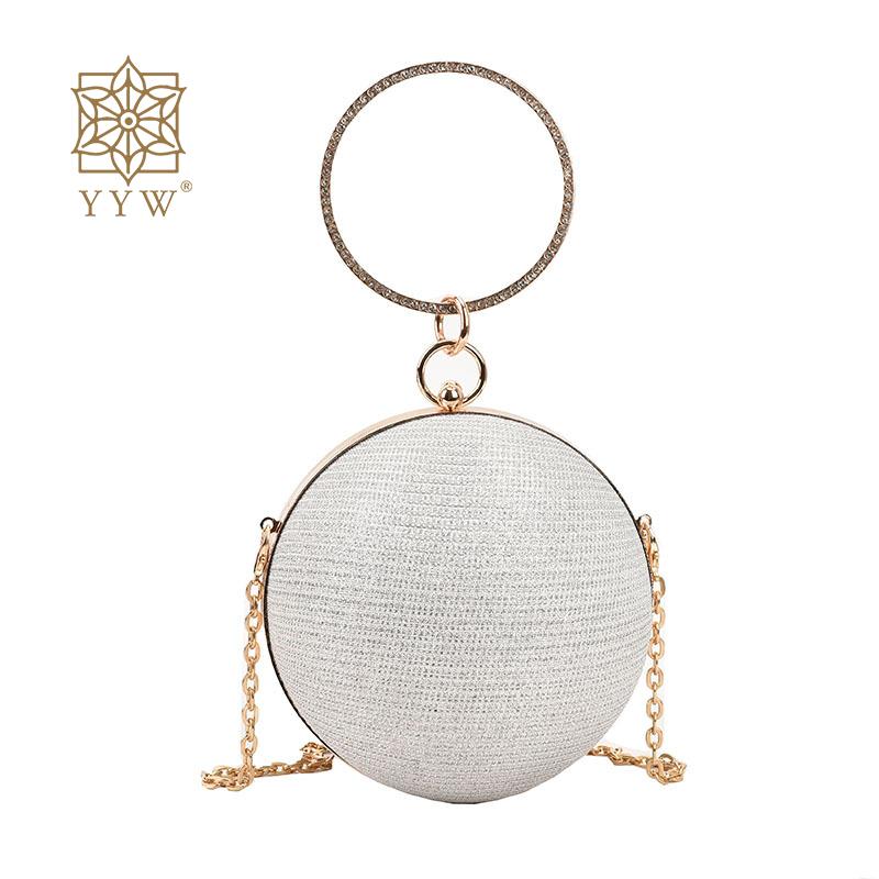 Luxury Glitter Clutche, For Women with Chain.