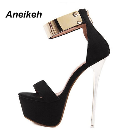 High Heels with Ankle Strap