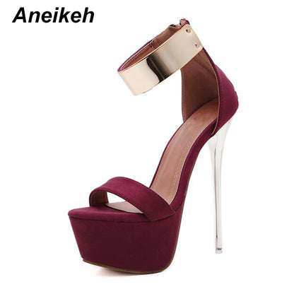 High Heels with Ankle Strap