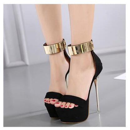 High Heels with Ankle Strap