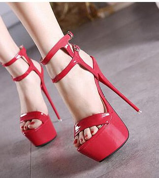 High Heels with Ankle Strap