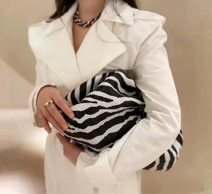 Daily Clutch (Purse) / Women Pleated Pouch.