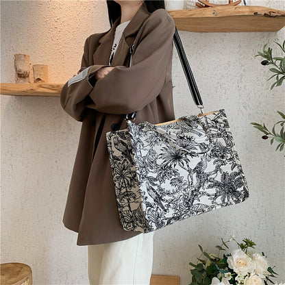 Woman Shoulder Bag for the beach / Top Handle Bags Jacquard